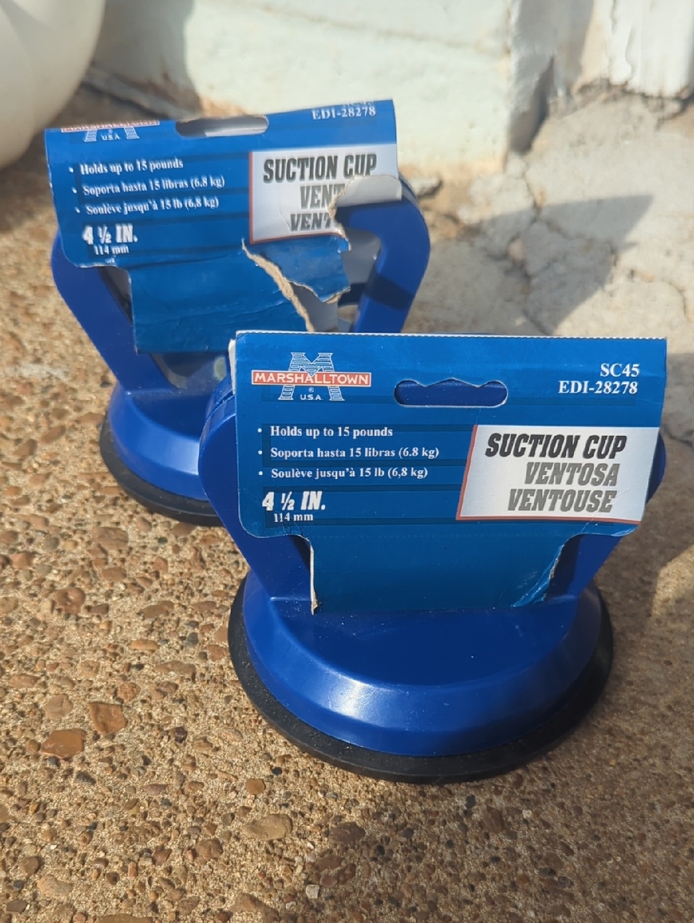 Marshalltown Blue Suction Cup - 4 1/2 in